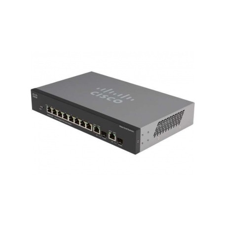 Switch Cisco Gigabit Ethernet SG200-10FP PoE, 8 Puertos