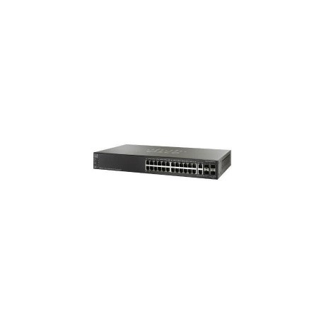 Switch Cisco Gigabit Ethernet SG500-28MPP Max PoE  Stackable, 24 Puertos