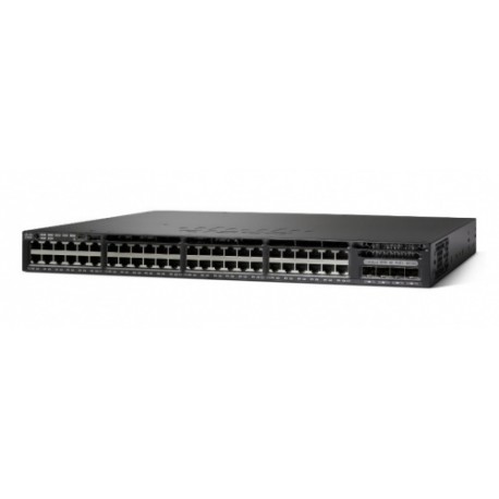 Switch Cisco Gigabit Ethernet Catalyst 3650 PoE Base IP, 48 Puertos