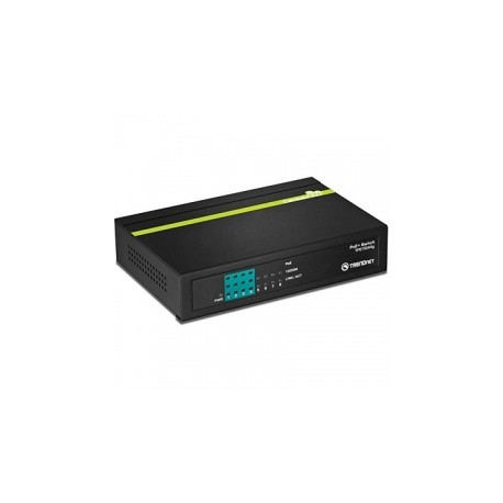 Switch Trendnet Gigabit Ethernet TPE-TG44G, 4 Puertos Gigabit PoE