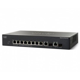 Switch Cisco Gigabit Ethernet SG300-10MPP PoE, 8 Puertos