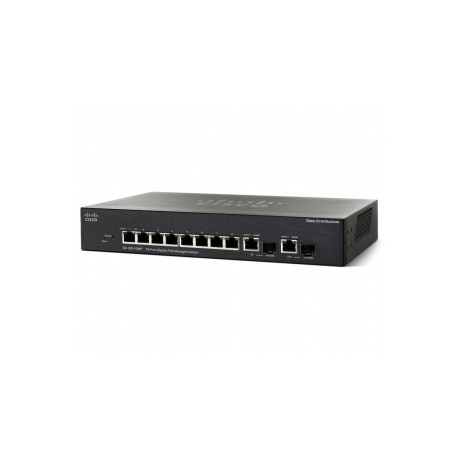 Switch Cisco Gigabit Ethernet SG300-10MPP PoE, 8 Puertos