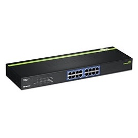 Switch Trendnet GreenNet TEG-S16G, 32Gbits, 16 Puertos, 8000 Entradas - No Administrable