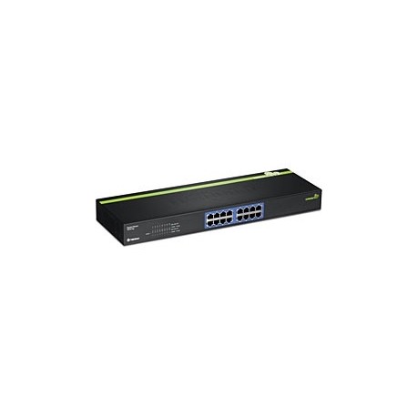 Switch Trendnet GreenNet TEG-S16G, 32Gbits, 16 Puertos, 8000 Entradas - No Administrable