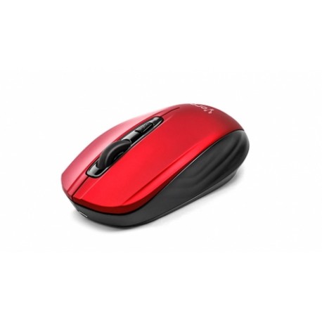 Mouse Vorago Óptico MO-305, Inalámbrico, USB, 2400DPI, Rojo