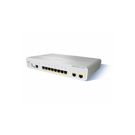 Switch Cisco Gigabit Ethernet Catalyst 2960CPD-8PT-L, 10 Puertos