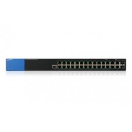 Switch Linksys Gigabit Ethernet LGS528P, 26 Puertos