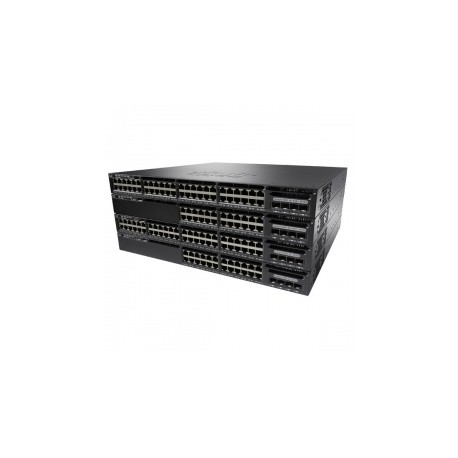Switch Cisco Gigabit Ethernet Catalyst 3650 PoE 4x1G Uplink LAN Base, 48 Puertos