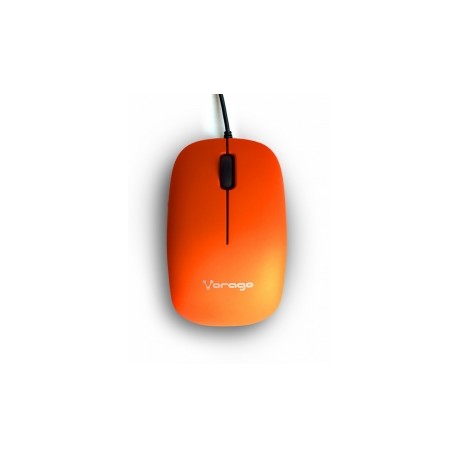 Mouse Vorago Óptico MO-206, Alámbrico, USB, 2400DPI, Naranja