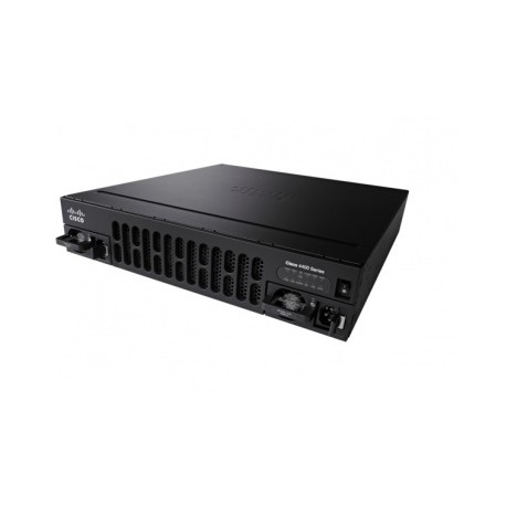 Router Cisco Gigabit Ethernet con Firewall ISR 4351, 6x RJ-45, Negro