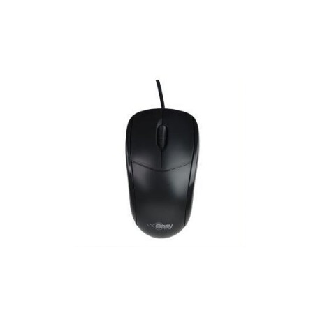 Mouse Easy Line Óptico EL-994121, Alámbrico, USB, 1200DPI, Negro