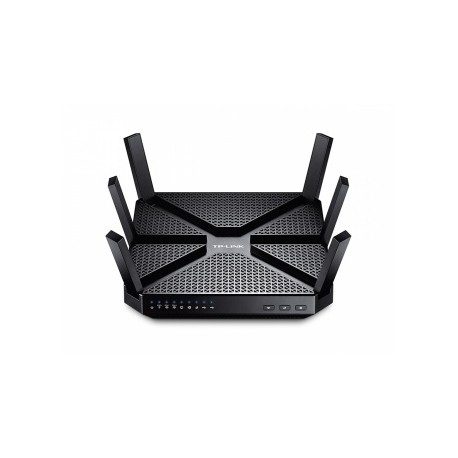 Router TP-LINK Gigabit de Banda Triple ARCHER C3200, Inalámbrico, 4x RJ-45, 2.4-5GHz, con 6 Antenas Externas