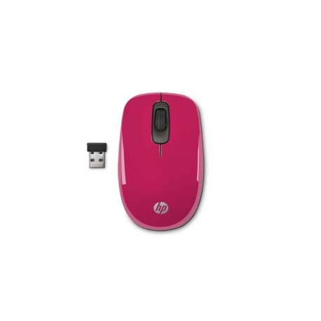 Mouse HP Óptico Z3600, RF Inalámbrico, 1200DPI, Rosa