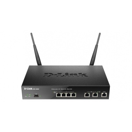 Router D-Link DSR-500AC, Inálambrico, 6x RJ-45, 1x USB 2.0, 3 Antenas