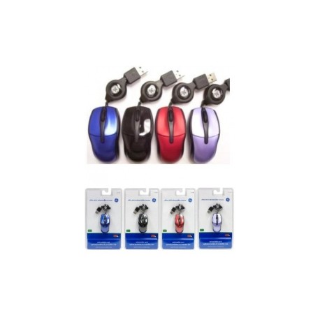 Mini Mouse General Electric Óptico V Colores 98, Alámbrico, USB, Purpura