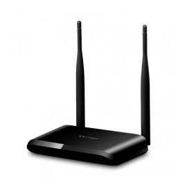 Router Vorago Ethernet NW-303, Inalámbrico, 300 Mbits, 4x RJ-45, 2.4GHz, 2 Antenas Externas (2x 3dBi)