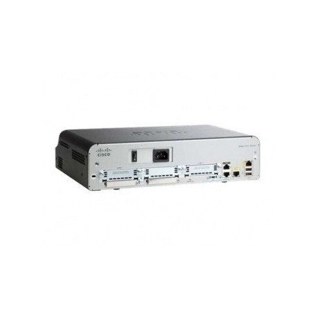 Router Cisco 1941 Security Bundle License PAK, Inalámbrico, 2x RJ-45, 2x USB