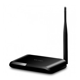 Router Vorago Ethernet NW-202, Inalámbrico, 150 Mbit/s, 4x RJ-45, 2.4GHz, 1 Antena Externa de 5dBi