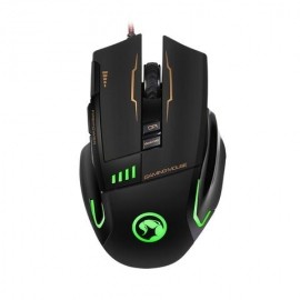 Mouse Gamer Marvo Óptico G909, Alámbrico, USB, 3200DPI, Negro