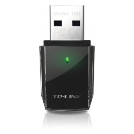 TP-LINK Adaptador de Red USB ARCHER T2U AC600, Inalámbrico, 600 (433  150) Mbit