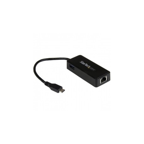 StarTech.com Adaptador de Red Gigabit USB-C con Puerto USB Extra