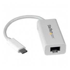 StarTech.com Adaptador de Red Gigabit USB-C - USB 3.1, Gen1, 5 Gbps, Blanco