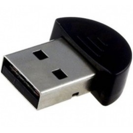 BRobotix Mini Adaptador de Red USB 531233, Bluetooth 2.0, Negro