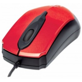 Mouse Manhattan Óptico Edge, Alámbrico, USB, 1000DPI