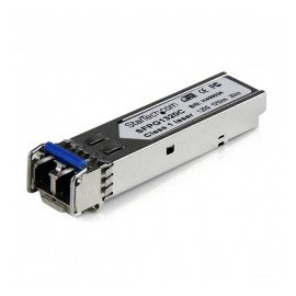 StarTech.com Módulo Transceptor de Fibra Monomodo SFP Gigabit DDM LC Compatible Cisco Mini GBIC, 20km