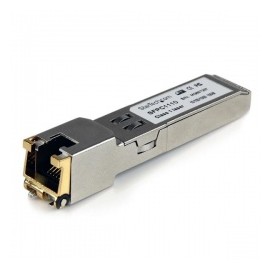 StarTech.com Módulo Transceptor de Fibra Óptica SFP Gigabit Conector RJ45 Ethernet Compatible Cisco Mini GBIC, 100m