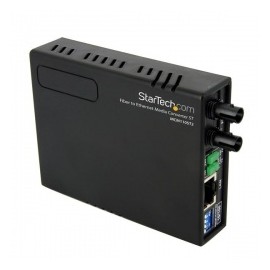 StarTech.com Convertidor de Medios Ethernet 10-100 Mbps a Fibra Multimodo ST - 2km