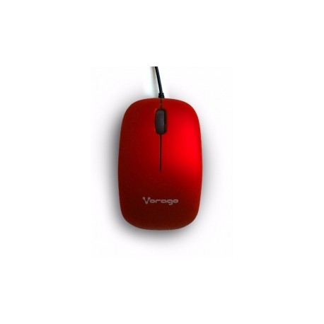 Mouse Vorago Óptico MO-206, Alámbrico, USB, 2400DPI, Rojo
