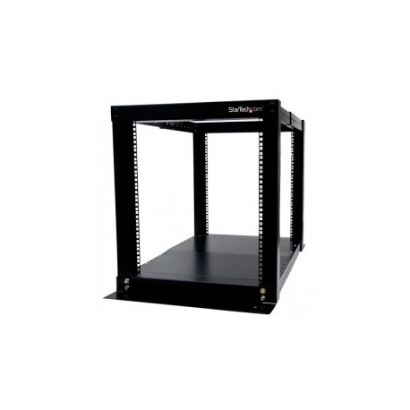 StarTech.com Rack Gabinete de Marco Abierto de 4 Postes, 12U, Tipo Bastidor