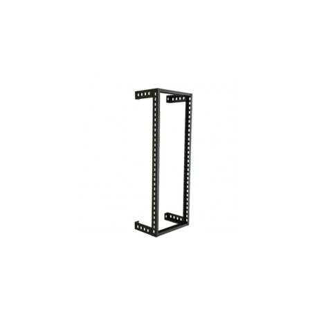 North System Rack Abierto de Pared, 19, 10UR, hasta 200kg, Negro Liso