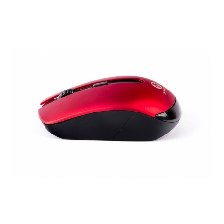 Mouse Naceb Óptico NA-594GR, Inalámbrico, USB, 1600DPI, Rojo