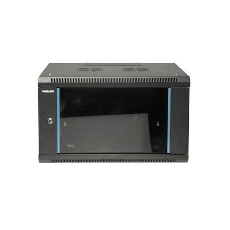 Intellinet Gabinete Mural para Servidor 19, 15U, 600 x 450mm, hasta 60kg