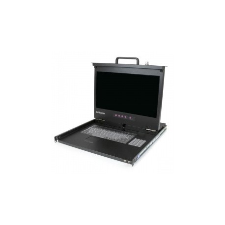 StarTech.com Consola de Rack 1U con LCD 17 HD 1080p y Concentrador Hub USB Frontal
