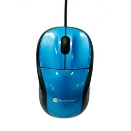 Mouse TechZone Óptico TZ15M22, Alámbrico, 800DPI, USB, Azul