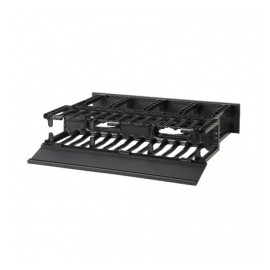 Panduit Organizador Horizontal de Cable NM2, 2U, Negro