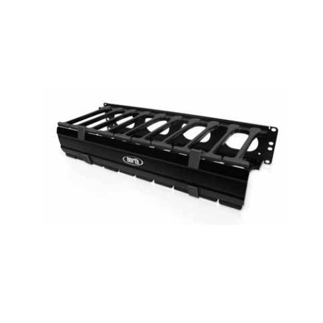 North System Organizador Horizontal para Rack, 2U, Negro