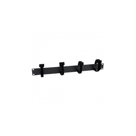 StarTech.com Organizador de Cables Horizontal para Rack, 1U, 2 Puertos, Negro